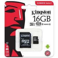 Tarjeta de Memoria Micro SD 16GB Original de kingston